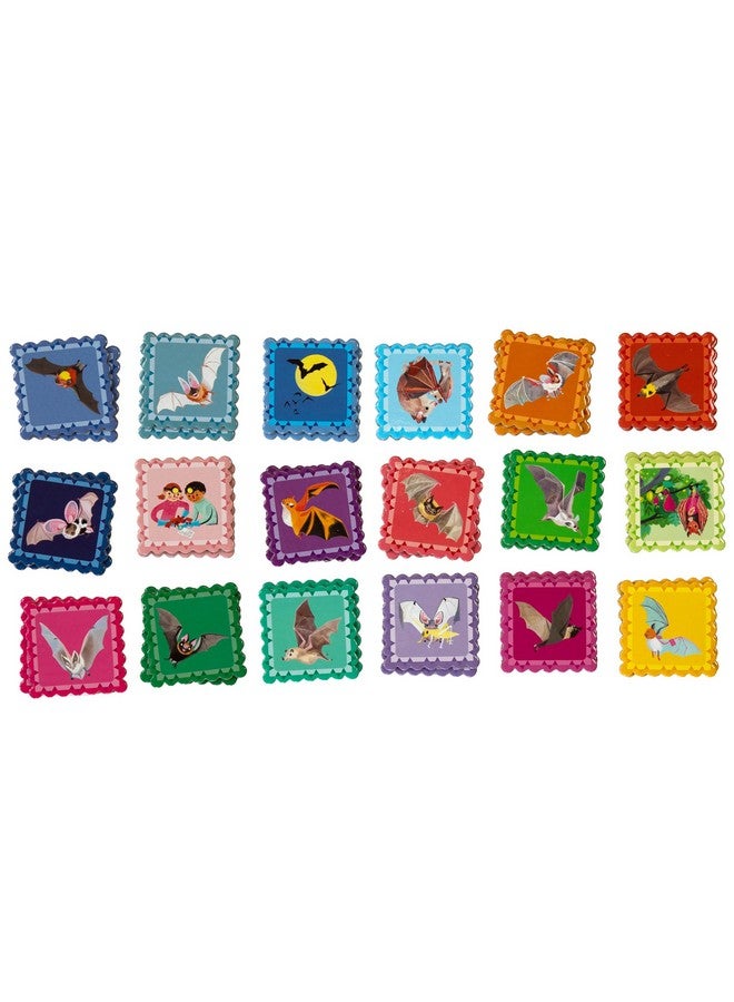 eeBoo: Bats Little Square Memory & Matching Game - 18 Pairs to Match, Childrens Educational Fun, Builds Recognition and Memory Skills, Kids Ages 3+ - Image 3
