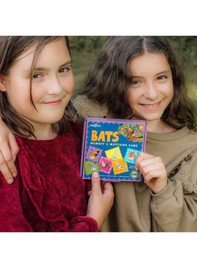 eeBoo: Bats Little Square Memory & Matching Game - 18 Pairs to Match, Childrens Educational Fun, Builds Recognition and Memory Skills, Kids Ages 3+ - Image 4
