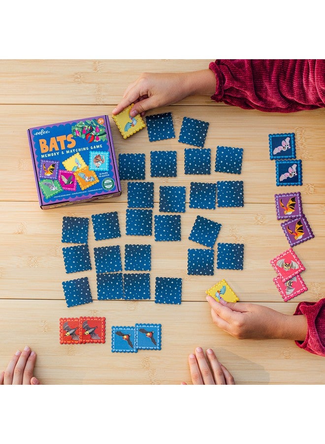 eeBoo: Bats Little Square Memory & Matching Game - 18 Pairs to Match, Childrens Educational Fun, Builds Recognition and Memory Skills, Kids Ages 3+ - Image 5