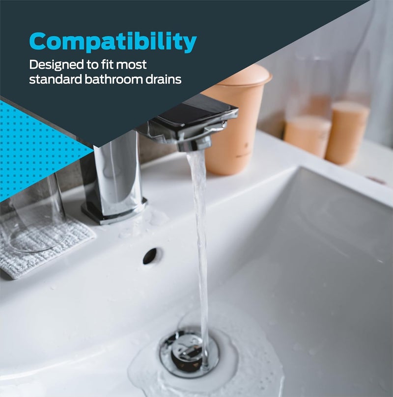 EZFLO Eastman Tip-Toe Bath Drain Assembly Kit with Flange and Drain Washer, 1-1/2 Inch x 11.5 Inch Coarse Thread, Chrome Plated, 35235 - Image 3