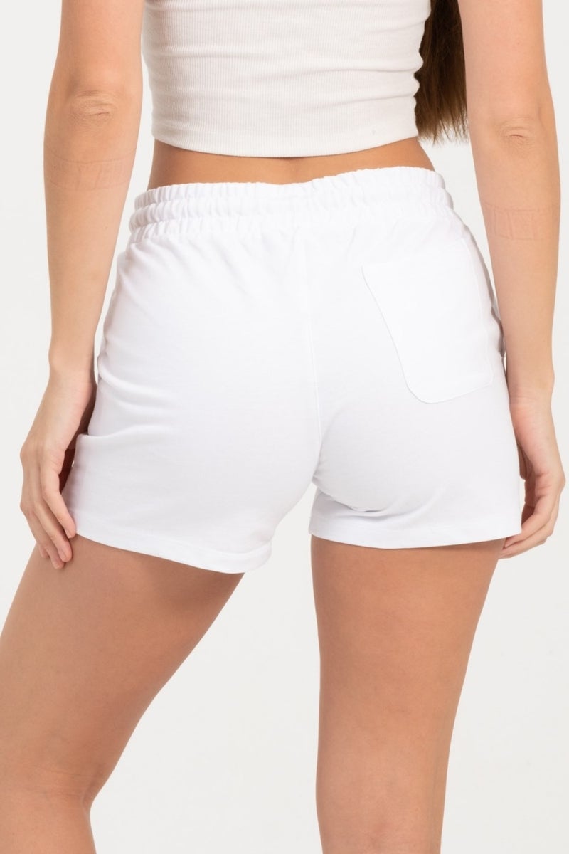 RICH Women's White Shorts Mini Sports Shorts  - Image 4
