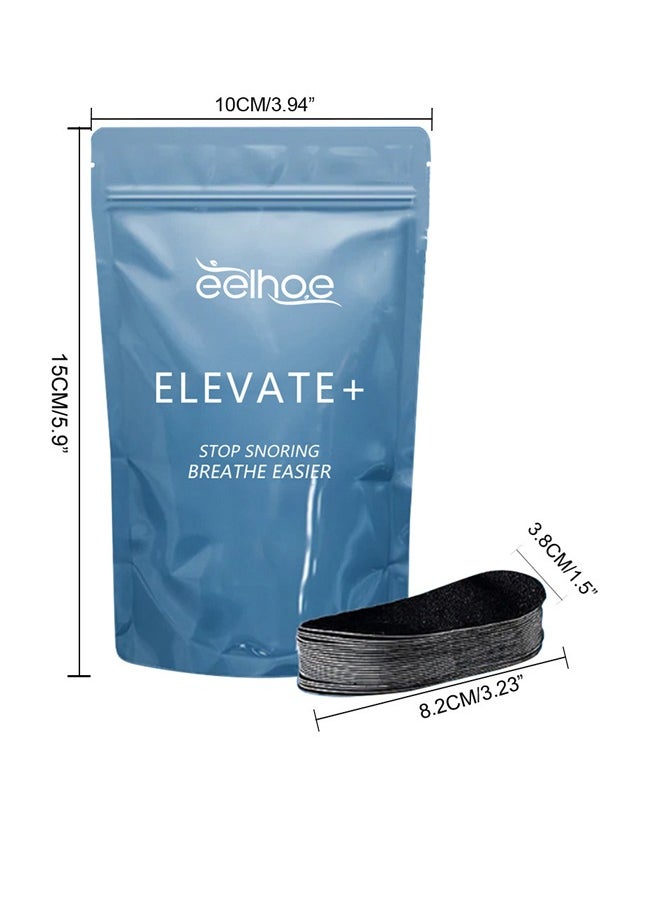 EELHOE 30 Pcs Stop Snoring Breathe Easier Patch,Super Anti Snoring Solution For Men And Women,Clear The Way To Breathe Better Air,Reduce Snoring,Relieve Nasal Congestion Caused By Colds And Allergies  - Image 2