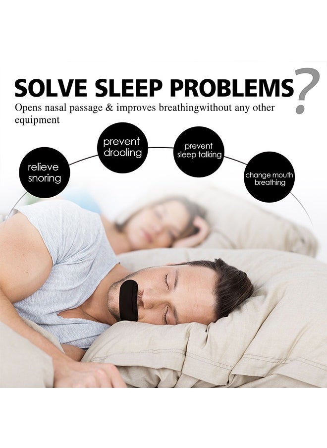 EELHOE - 30 Pcs Stop Snoring Breathe Easier Patch,Super Anti Snoring Solution For Men And Women,Clear The Way To Breathe Better Air,Reduce Snoring,Relieve Nasal Congestion Caused By Colds And Allergies - Image 1