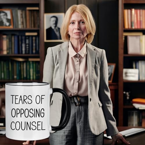 Maustic Lawyer Gifts for Men Women, Tears of Opposing Counsel Coffee Mug, Law School Student Attorney Paralegal Future Lawyer Gifts, Funny Lawyer Mug, 11 Oz - Image 3