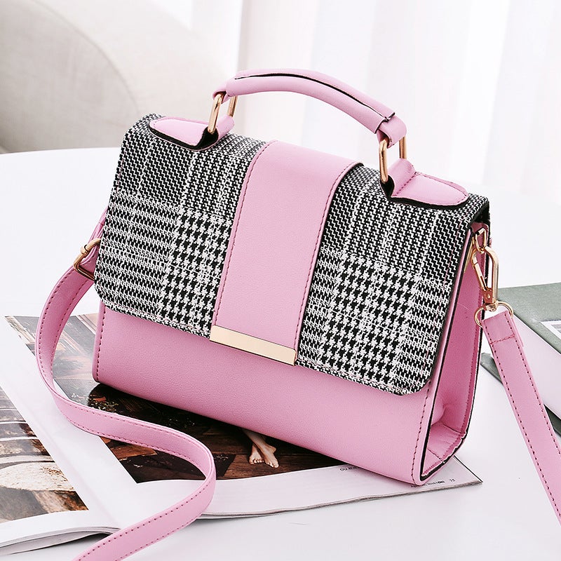 2024 Trendy Korean Womens Crossbody Bag Pink 