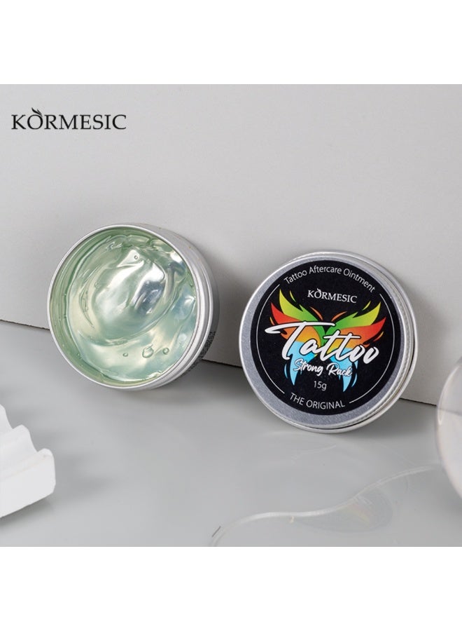 Kormesic 2Pcs Tattoo Gel 2x15G Moisturizing Healing Aftercare Tattoo Ointment Preserve Color Heal Damage Reduce Tattoo Dryness Aftercare Gel - Image 5