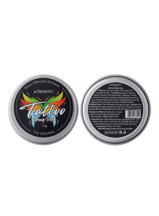 Kormesic 2Pcs Tattoo Gel 2x15G Moisturizing Healing Aftercare Tattoo Ointment Preserve Color Heal Damage Reduce Tattoo Dryness Aftercare Gel - Image 2