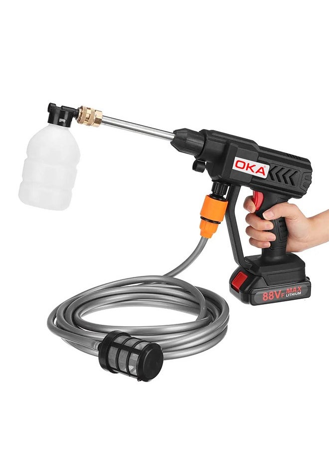 OKA - Rechargeable Single Battery Water Pressure Gun for Car Bike Window Washing / TTG20 - Image 1