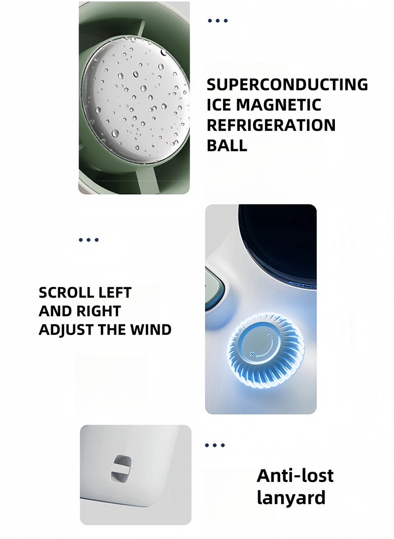 Portable Handheld Fan, Powerful Handheld Mini Fan, 100 Level Adjustment USB Rechargeable 4000mAh Battery, 15 Hours Battery Life, LED Display, Suitable for Women, Men, Travel, Camping, Outdoor