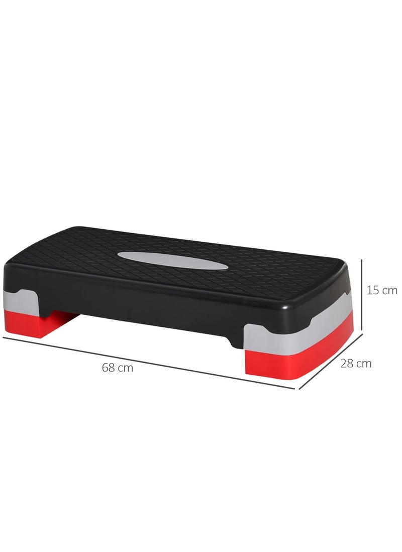 Generic Adjustable Fitness Aerobic Exercise Step Board, 68x28 CM - MultiColor  - Image 4