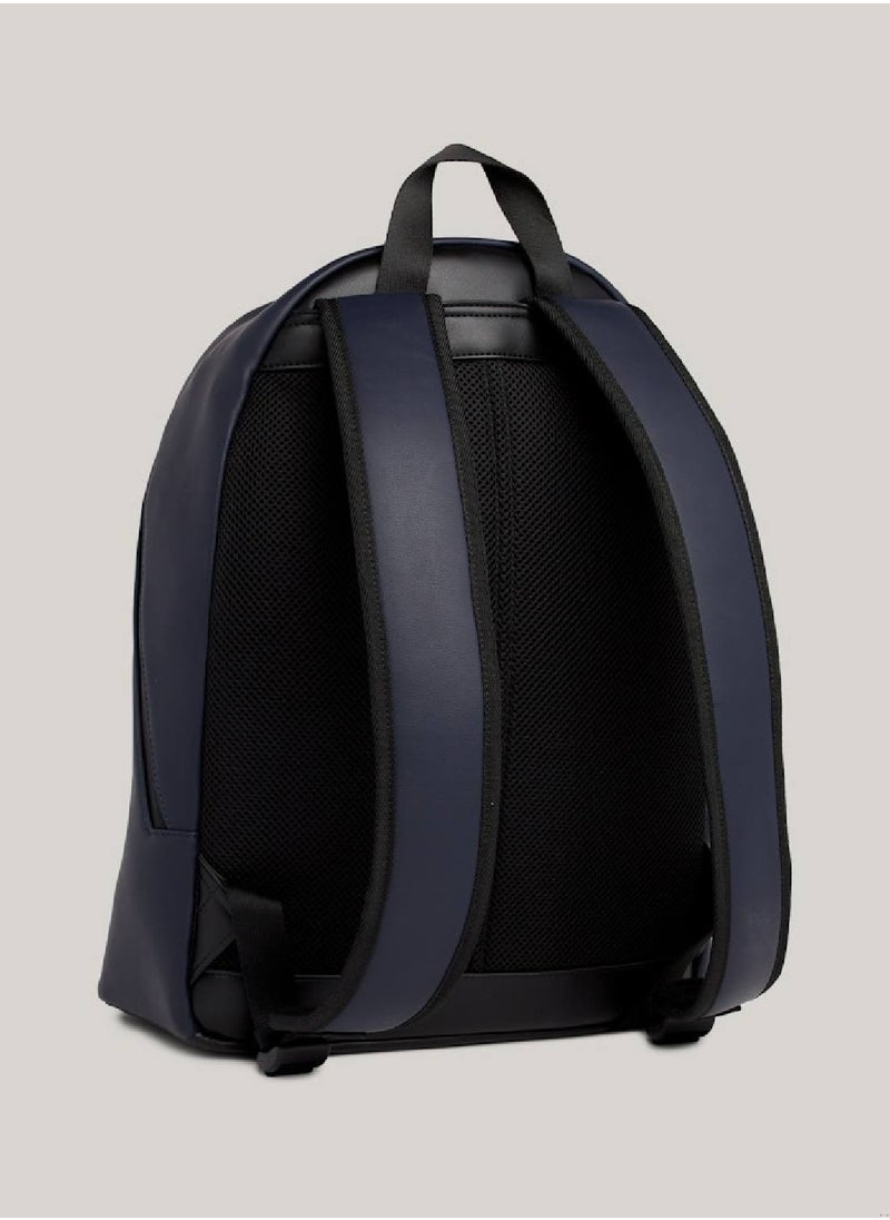 Men's Essential Signature Small Dome Backpack -  Smooth finish, Blue - pzsku/Z85346F690327862FB42EZ/45/_/1724216737/38a32d79-8b42-48eb-83be-5572d527d88c