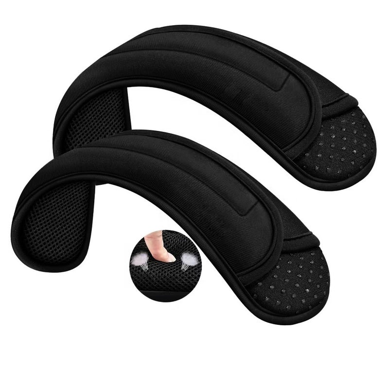 ZINZ 2-Pack Universal Shoulder Pad with Ultra Thick Cushion for Bag Luggage Bag Crossbody, Plus Long & Anti-Slip & Breathable,Black - Image 1