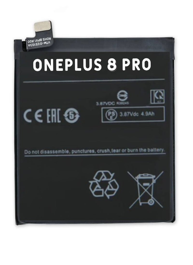 HYX - Replacement High Quality Original Battery For OnePlus 8 Pro - Image 1