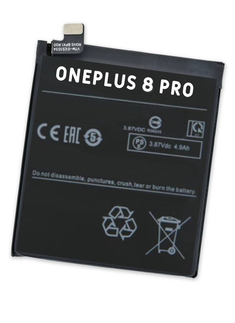 HYX - Replacement High Quality Original Battery For OnePlus 8 Pro - Image 1