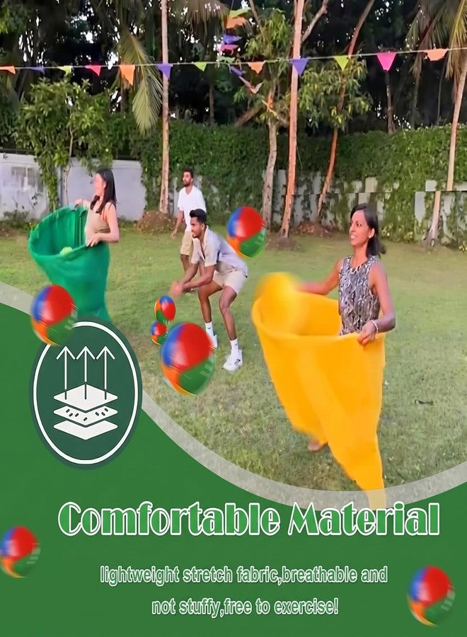 KBBYT Granny Pants Yard Game, Oversized Giant Stretchy Pants Outdoor Game with Inflatable Ball & Bicycle Pump, for Birthdays, BBQs, Beach and Backyard Games (A) - Image 3