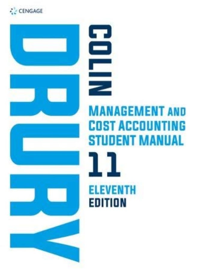 null - Management And Cost Accounting Student Manual by Tayles, Mike (University of Hull) - Drury, Colin (University of Huddersfield) Hardcover - Image 1