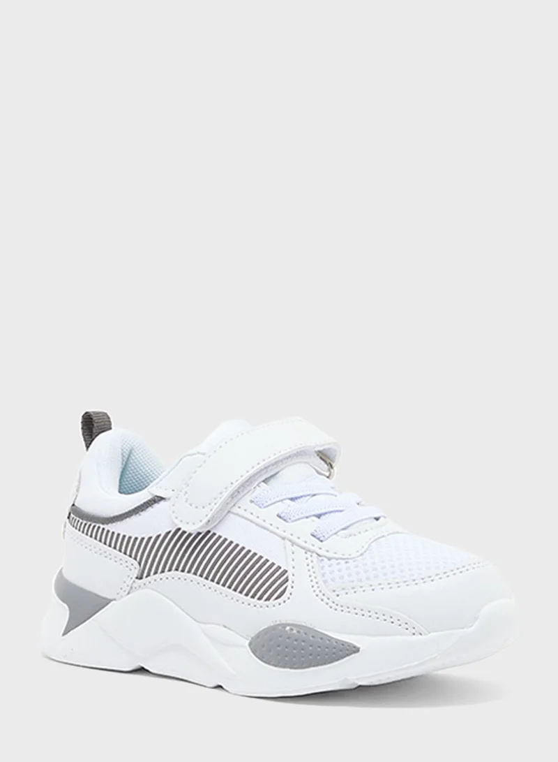 Hush Puppies Kids Velcro Low Top Sneakers