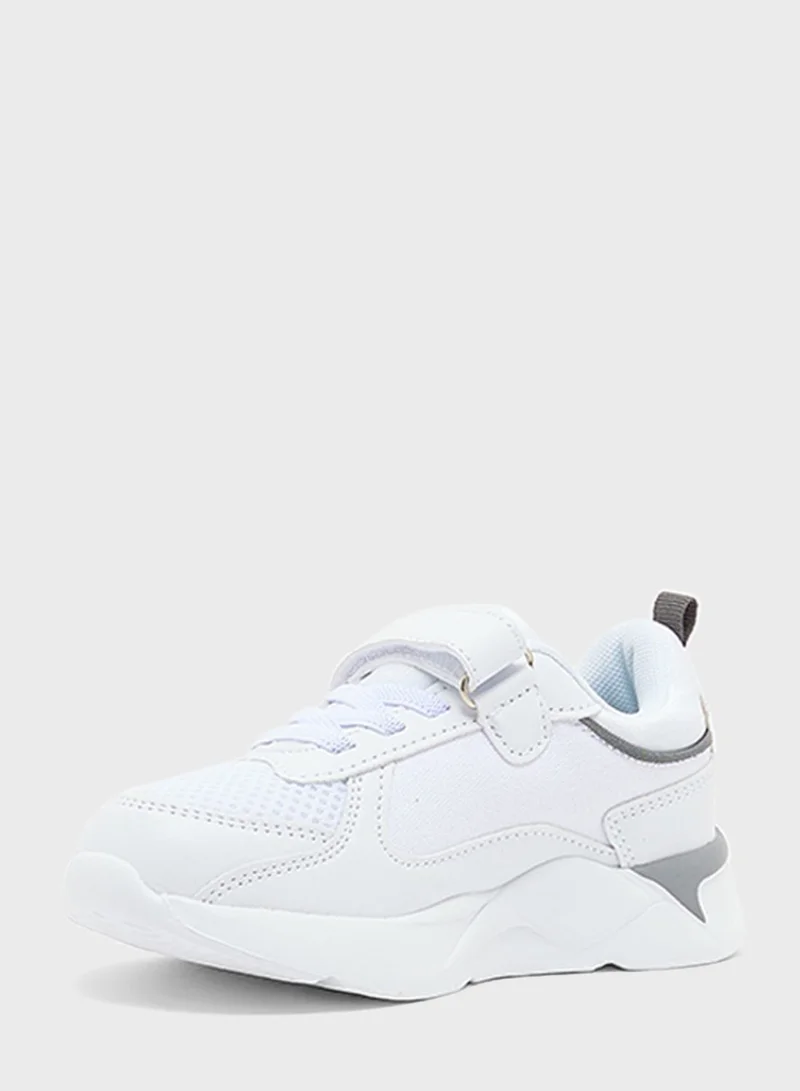 Hush Puppies Kids Velcro Low Top Sneakers