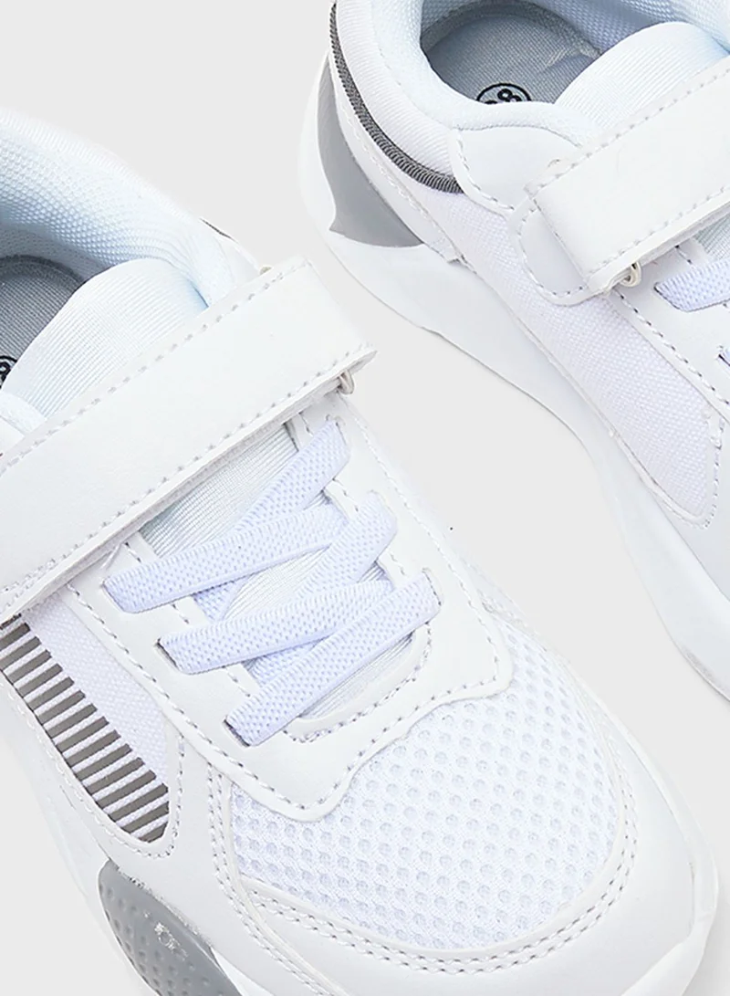 Hush Puppies Kids Velcro Low Top Sneakers