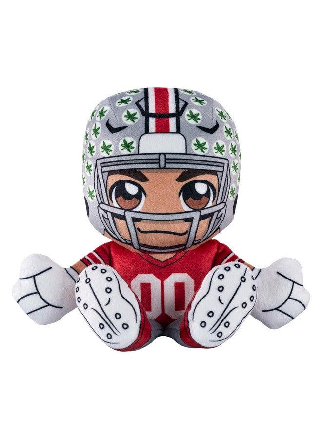 Bleacher Creatures Ohio State Buckeyes Football Player 8" Kuricha Sitting Plush - Soft Chibi Inspired Player - Image 1