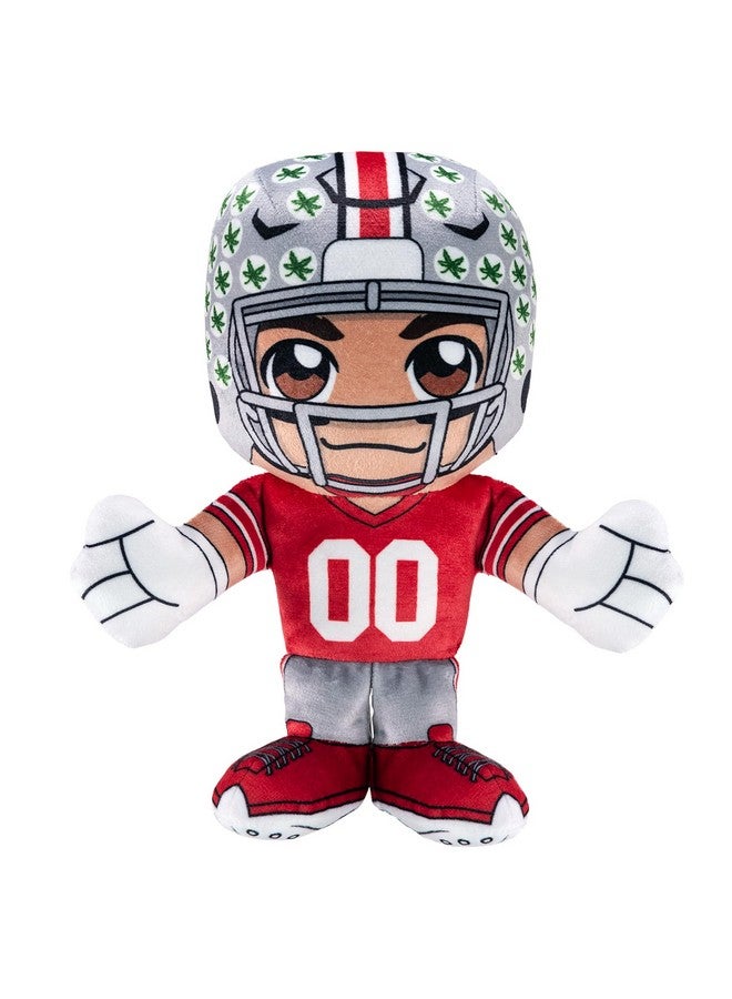 Bleacher Creatures Ohio State Buckeyes Football Player 8" Kuricha Sitting Plush - Soft Chibi Inspired Player - Image 2