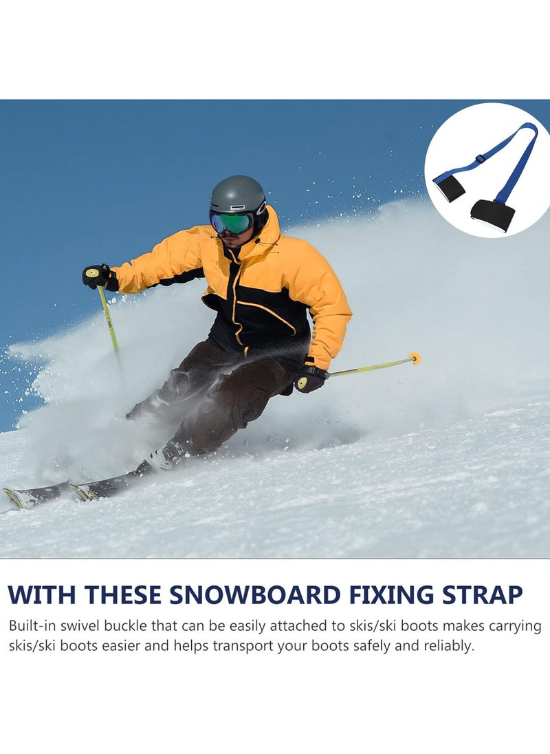 GGOOT - Ski and Snowboard Portable Ski Strap Carrying Strap for Snowboard Snowboard Fixing Strap Boot Carrier Strap - Image 1