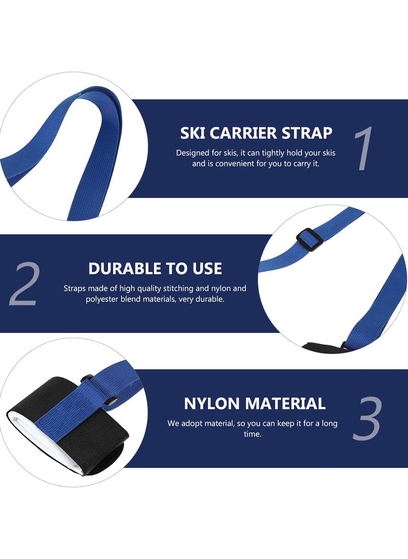 GGOOT - Ski and Snowboard Portable Ski Strap Carrying Strap for Snowboard Snowboard Fixing Strap Boot Carrier Strap - Image 1