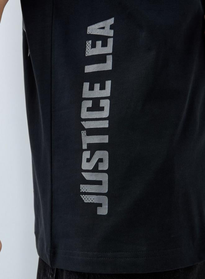 Splash FAV Justice League Print Crew Neck T-shirt - Image 4