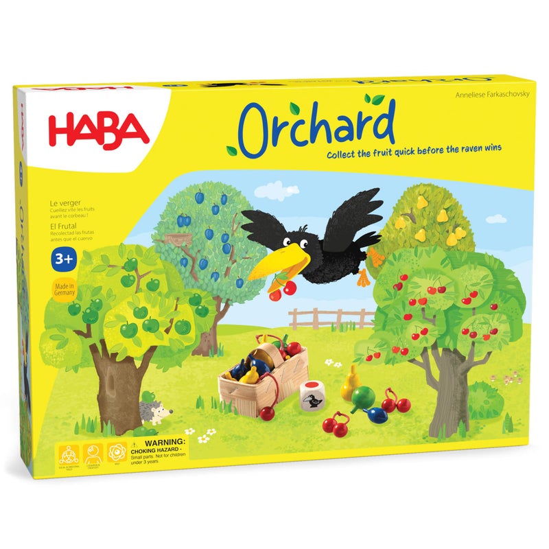 HABA Orchard Game A Classic Cooperative Introduction to Board Games for Ages 3 and Up Made in Germany