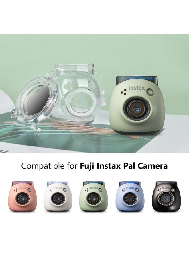 Crystal Clear Hard Case for Fujifilm Instax Pal Camera – Protective Shell with Selfie Mirror & Carry Chain | Scratch-Resistant PC Cover - Image 5