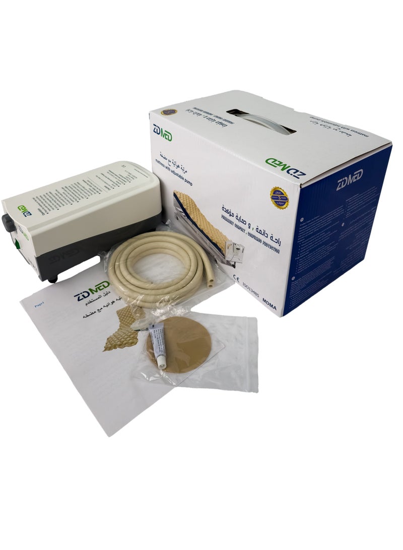 ZidMed Medical Bubble Air Mattress with Quiet Adjustable Pump – For Permanent Comfort and Confirmed Pressure Relief - Image 3