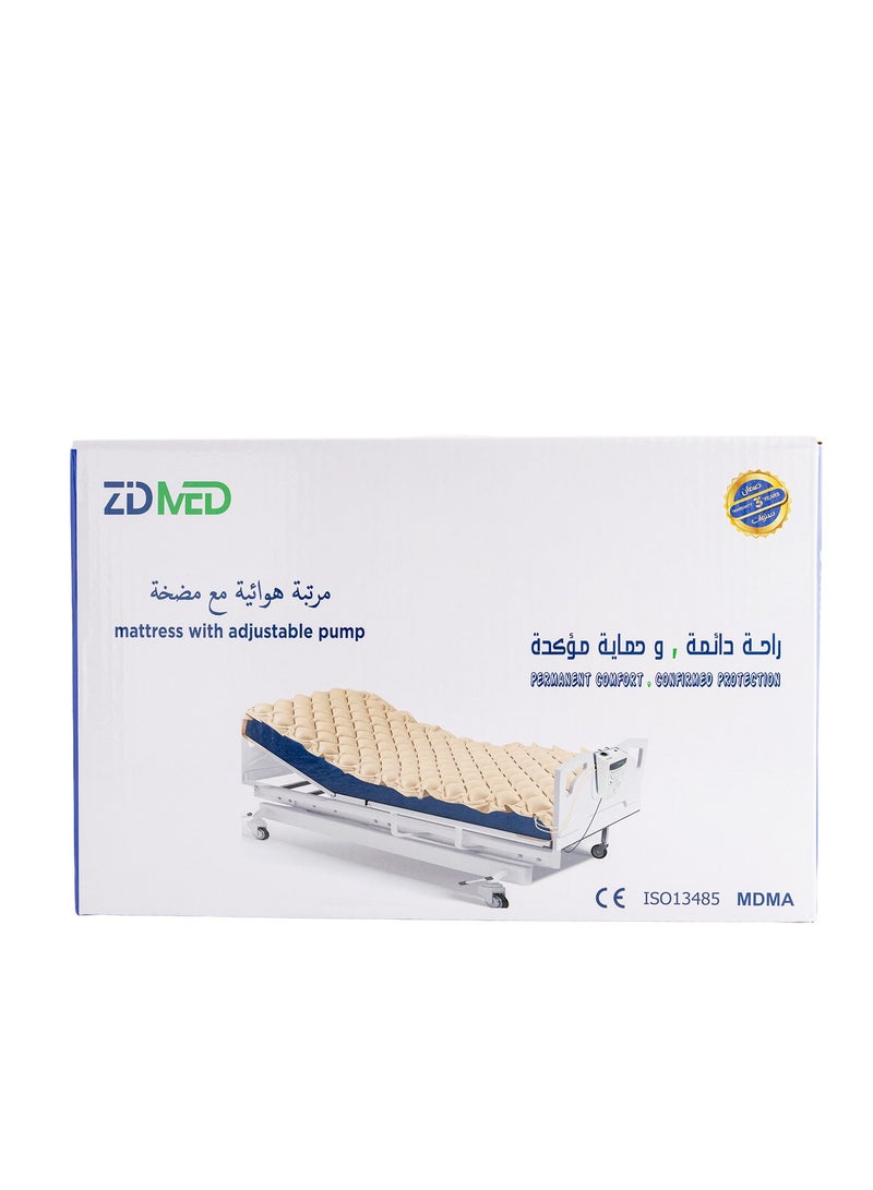 ZidMed Medical Bubble Air Mattress with Quiet Adjustable Pump – For Permanent Comfort and Confirmed Pressure Relief - Image 4