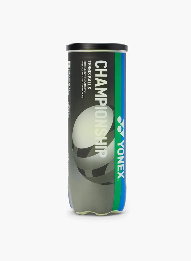 Yonex Championship Tennis Balls, Pack of 4 Cans - Image 1