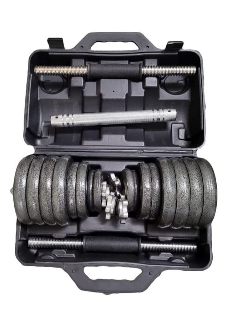 ALCOACH Adjustable Training Dumbbell With Bar Extension 30 Kg - FW080 - Image 3