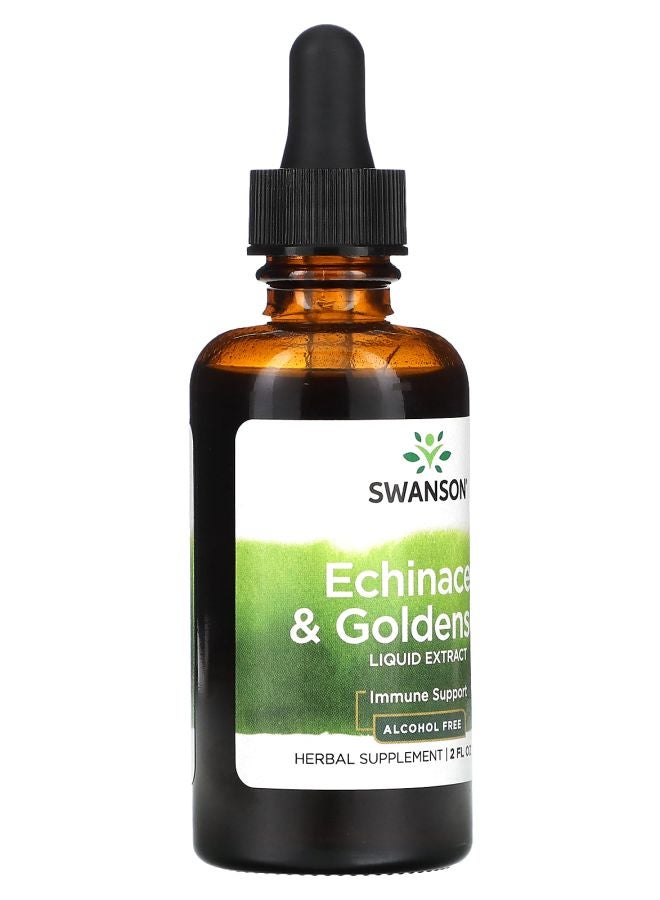 SWANSON Echinacea & Goldenseal Liquid Extract  2 fl oz (59 ml) - Image 2