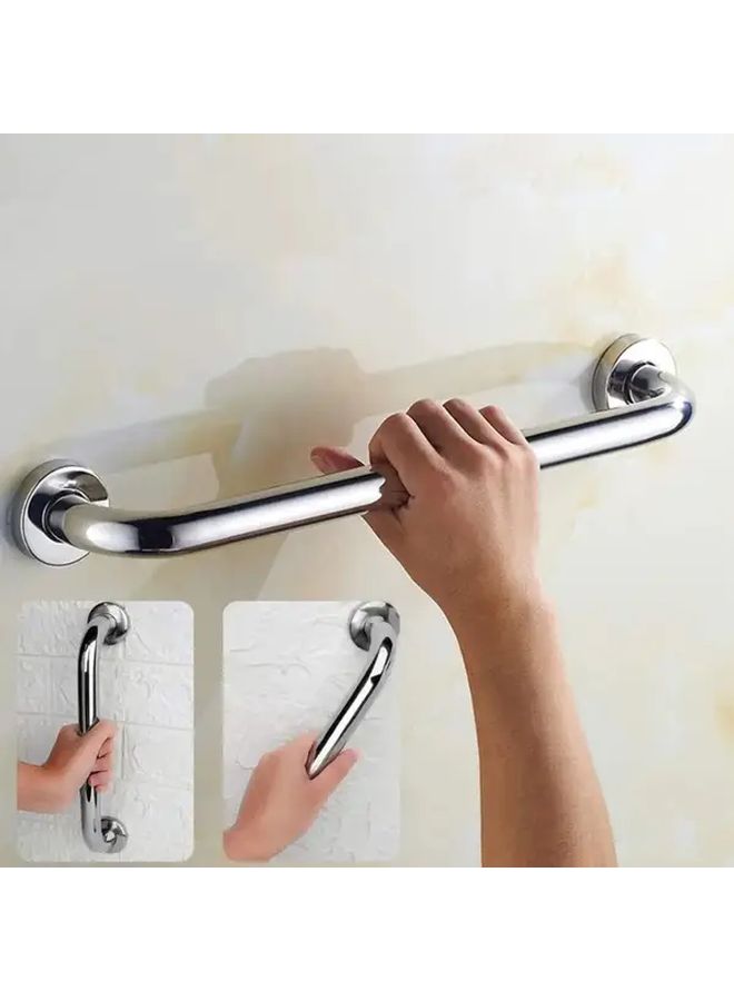Stainless Steel Bathroom Safety Handrail 300mm Non Slip Toilet Grab Bar For Elderly - Image 2