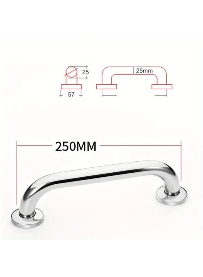Stainless Steel Bathroom Safety Handrail 300mm Non Slip Toilet Grab Bar For Elderly - Image 5