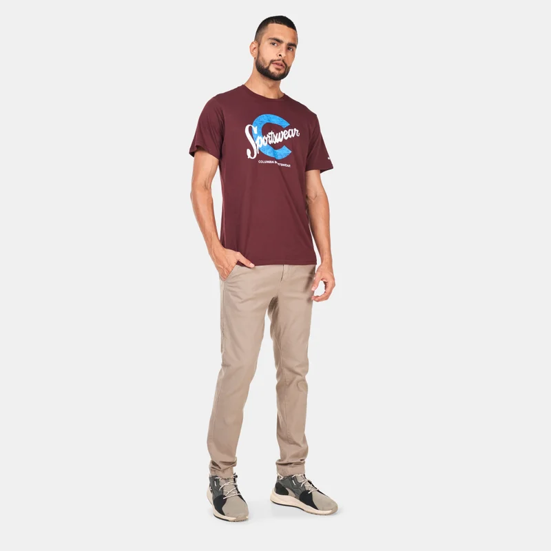 Columbia Purple Men's CSC™ Graphic Casual T-Shirt for Men | Best Price UAE