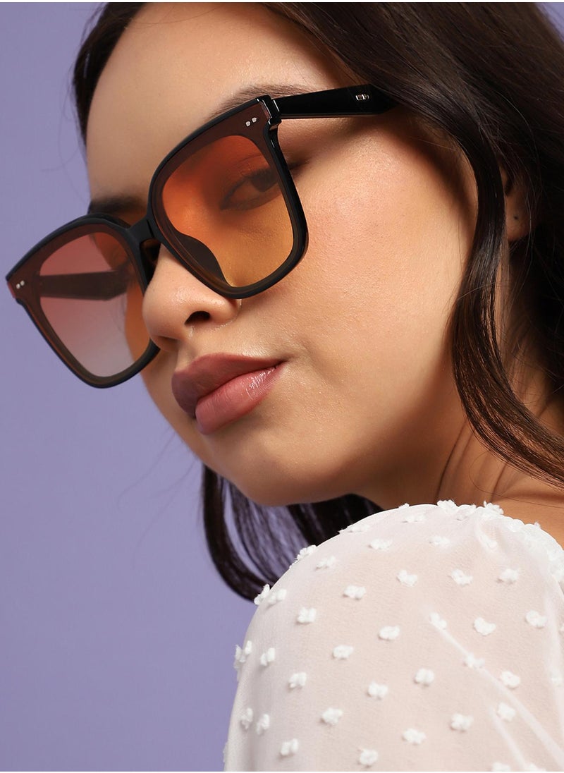 Haute Sauce Black Oversized Sunglass  - Image 5