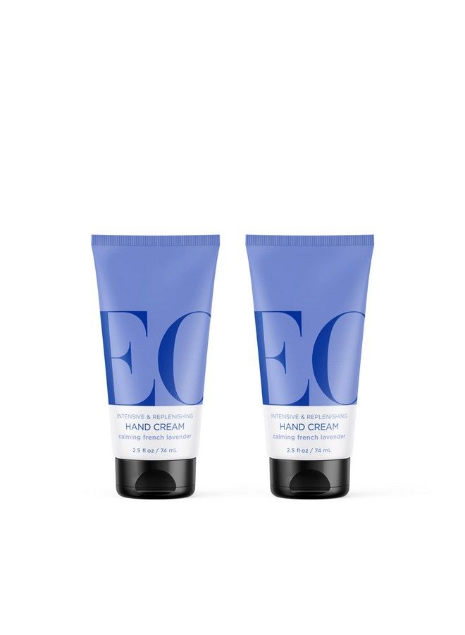Everyone Eo Hand Cream 2.5 Ounce (Pack Of 2) French Lavender Organic Plantbased Moisturizer For Dry Skin - Image 2