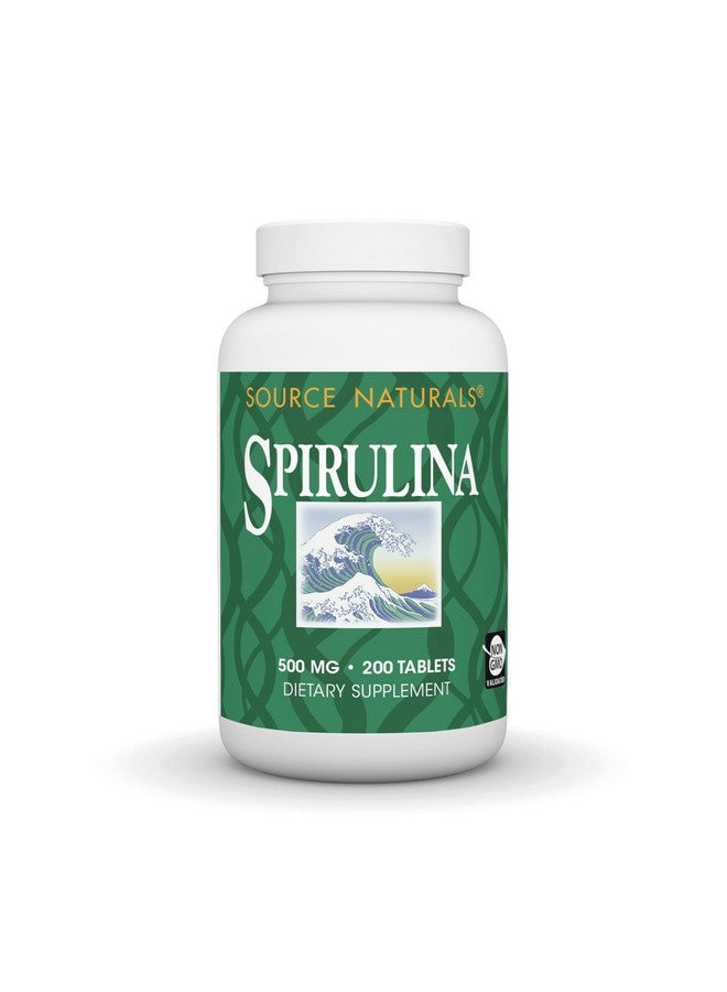 Source Naturals Spirulina - for Immune System Support - 200 Tablets - Image 1
