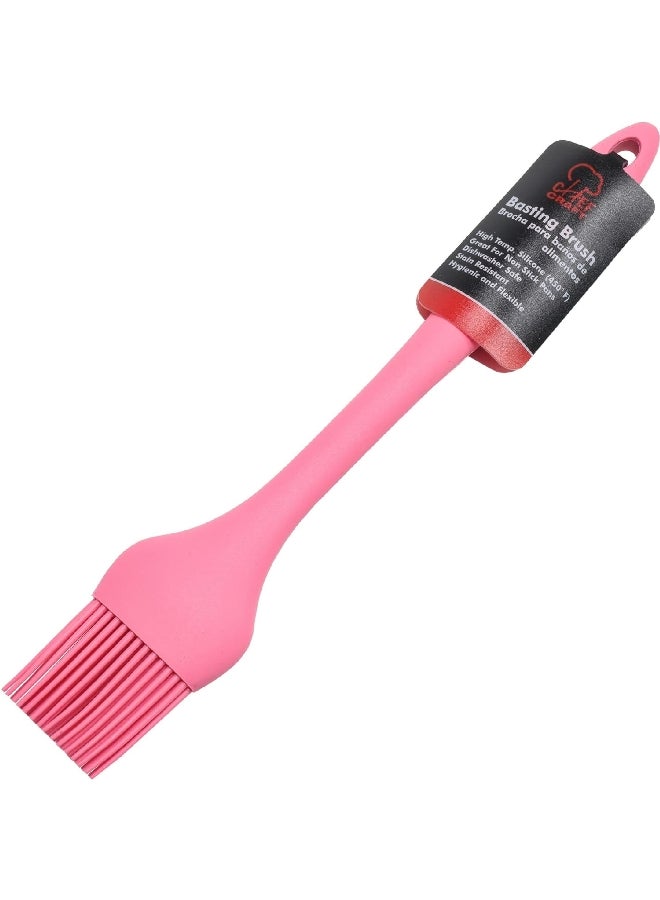 شيف كرافت 13770 شيف كرافت فرشاة دهن من السيليكون الممتاز مقاومة للبقع وردي 10.25 بوصة - Image 2