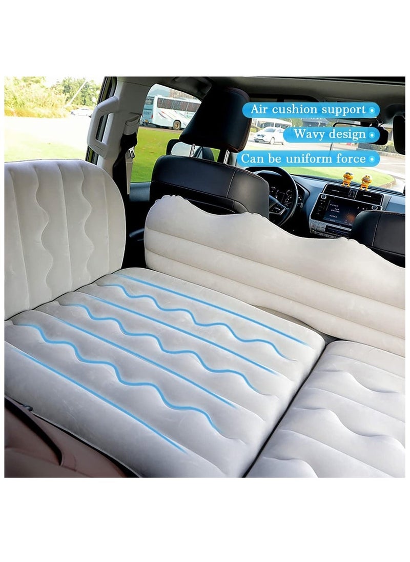 Arabest Car Air Mattress Thickened Inflatable Mattress SUV Trunk Back Seat Car Air Bed with Air-Pump Extended Couch Two Pillows Piers Portable Camping Travel Sleeping Cushion Pad for Home Outdoor Hiking Trip  - Image 4