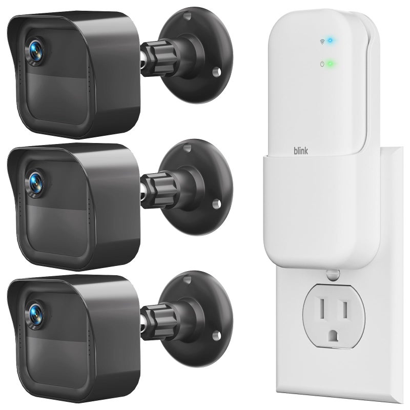 Aaeytby All-New Blink Outdoor Camera Surveillance Mount, 3 Pack Weatherproof Protective Housing and 360 Degree Adjustable Mount for Blink Outdoor 4th & 3rd Gen Cam - Image 1