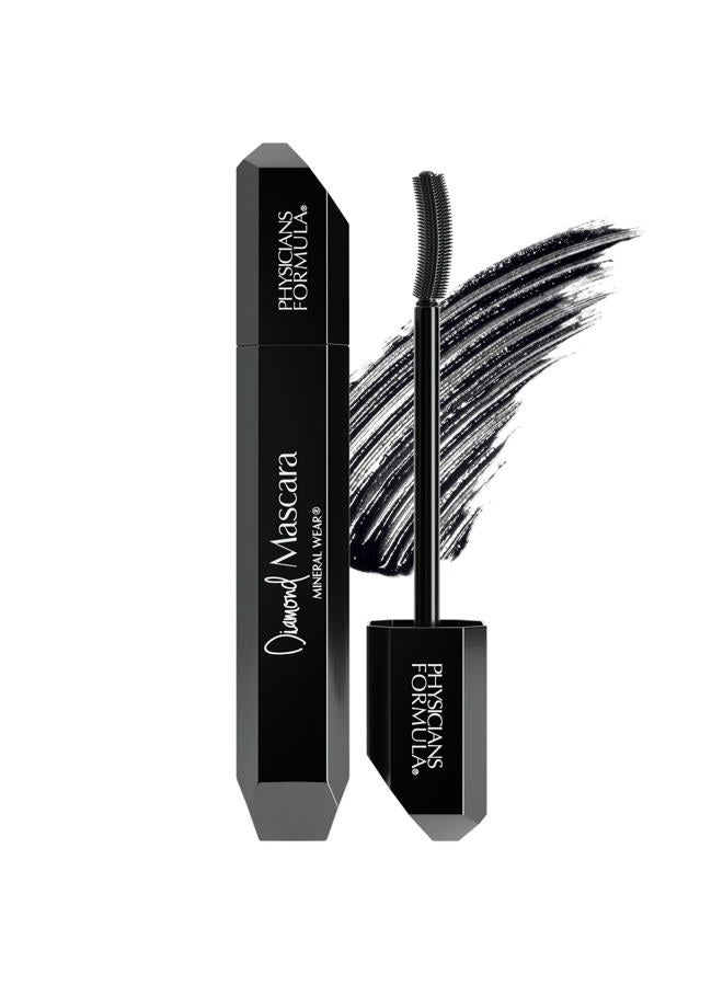 Physicians Formula Mineral Wear Diamond Mascara Black Diamond 2.12 FL Oz, Dermatologist Tested, Opthahlamologist Approved, Sensitive Eyes - Image 1