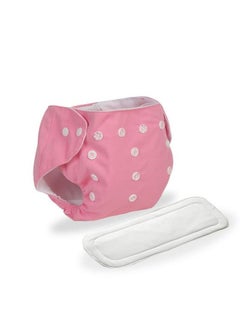 Chinmay Kids Combo Of Reusable Baby Washable Cloth Diaper Nappies With Multi Layered Micro Fibre Baby Insert Pads (Pink & Purple) (Set Of 2) (Assorted Colours)  - Image 3