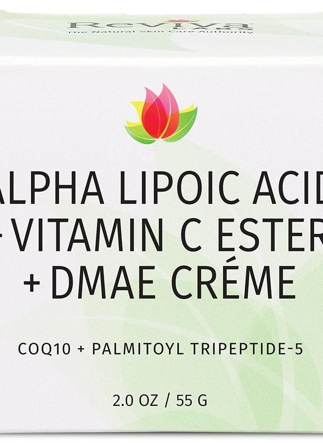 Reviva Labs Alpha Lipoic Acid, Vitamin C Ester, DMAE Creme  - Image 1