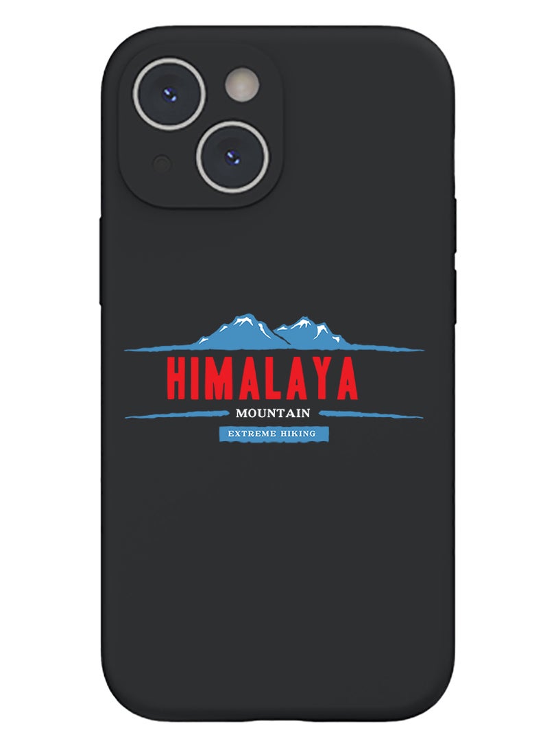 Theodor غطاء سليم واقي من السيليكون السائل مع حماية كاملة للجسم غطاء مضاد للخدش ومقاوم للصدمات لجهاز آيفون 13 أسود - Image 1