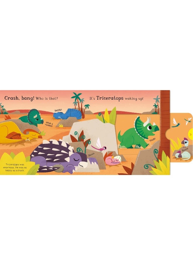 Triceratops: A Push Pull Slide Dinosaur Book  - Image 2