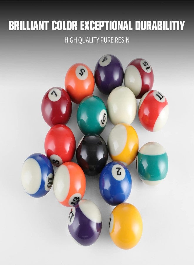 HMQQ Billiards Ball (1 1/2" Children Pool Ball with Complete 16 Ball Set, one Box) - Image 4